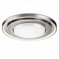 Sleek round ceiling light fixture with aluminum finish and 30 x 30 x 5cm size